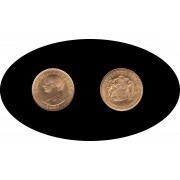 Chile 5 condores 50 pesos 1966 oro gold au Escasa