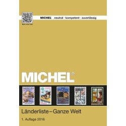 MICHEL Länderliste - Ganze Welt MICHEL Länderliste - Ganze Welt
