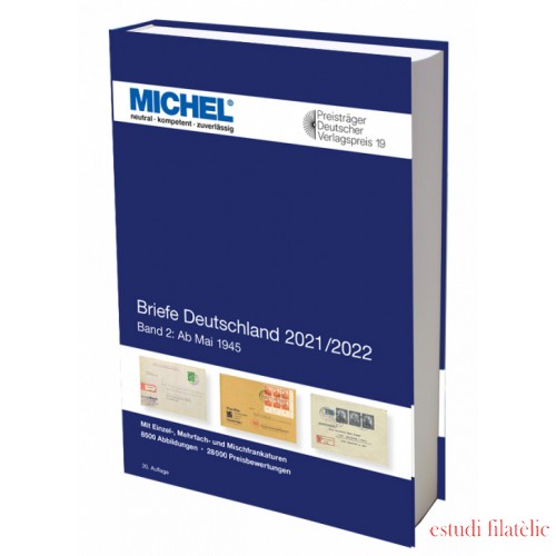 MICHEL Briefe-Katalog Deutschland 2021/2022 - Band 2 (ab 1945) 