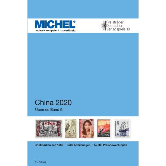 MICHEL Übersee-Katalog China 2020 (ÜK 9/1) MICHEL Übersee-Katalog China 2020 (ÜK 9/1)