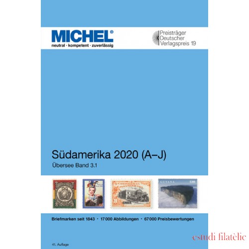 MICHEL Übersee-Katalog Südamerika 2020/2021 A-J (ÜK 3/1) 