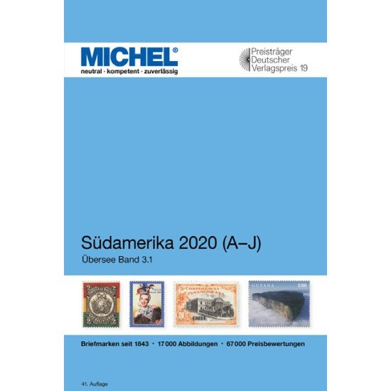 MICHEL Übersee-Katalog Südamerika 2020/2021 A-J (ÜK 3/1) MICHEL Übersee-Katalog Südamerika 2020/2021 A-J (ÜK 3/1)