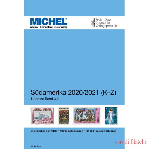 MICHEL Übersee-Katalog Südamerika 2020/2021 K-Z (ÜK 3/2) 