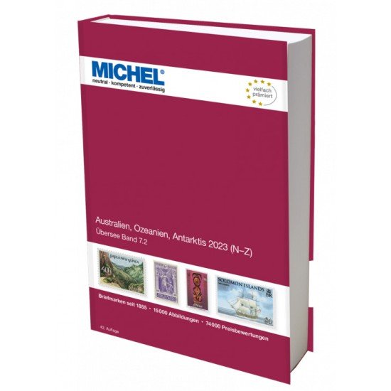 MICHEL Übersee-Katalog Australien, Ozeanien, Antarktis 2023, Band 2 N-Z (ÜK 7/2) MICHEL Übersee-Katalog Australien, Ozeanien, Antarktis 2023, Band 2 N-Z (ÜK 7/2)