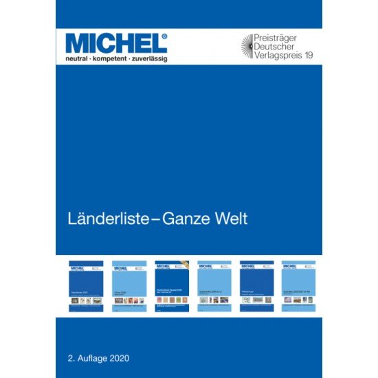 MICHEL Länderliste - Ganze Welt MICHEL Länderliste - Ganze Welt