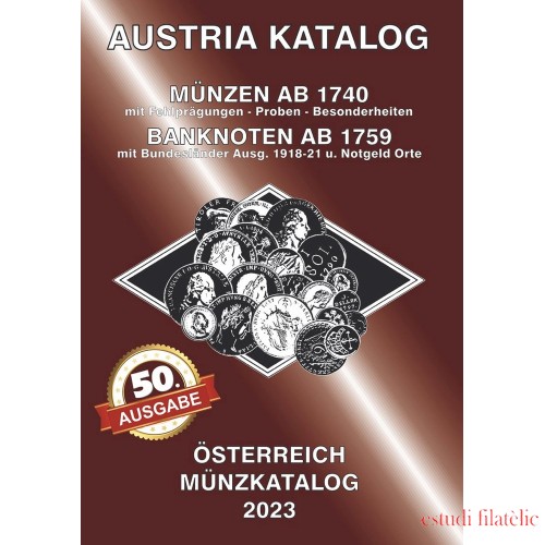 Austria Katalog (ANK) Münzen Österreich 2023 