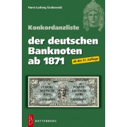 Konkordanzliste der deutschen Banknoten ab 1871 
