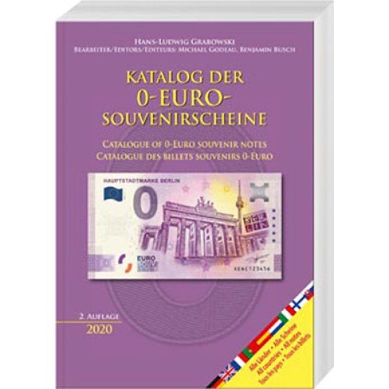Katalog der 0-Euro-Souvenirscheine, 2. Auflage 2020 Katalog der 0-Euro-Souvenirscheine, 2. Auflage 2020