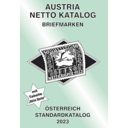 Austria Netto Katalog (ANK) Briefmarken Österreich Standard 2023 Austria Netto Katalog (ANK) Briefmarken Österreich Standard 2023