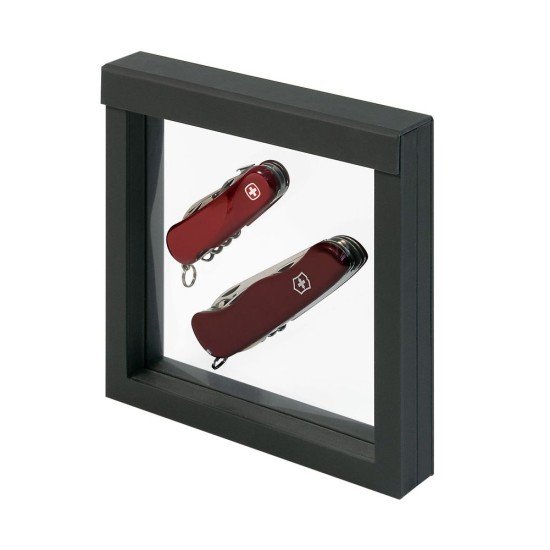 Lindner 4838_T Marco para objetos NIMBUS 150, 150 x 150 mm (interior), negro Lindner 4838_T Marco para objetos NIMBUS 150, 150 x 150 mm (interior), negro