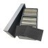 Lindner S4802B Caja de archivo PRESTO A5 equipada con 600 fichas en formato 210 x 148 mm con 5 tiras