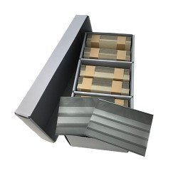 Lindner S4801B Caja de archivo PRESTO A6 equipada con 300 fichas con 3 tiras y 300 fichas von 4 tiras en formato 158 x 113 mm Lindner S4801B Caja de archivo PRESTO A6 equipada con 300 fichas con 3 tiras y 300 fichas von 4 tiras en formato 158 x 113 mm
