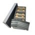 Lindner S4801B Caja de archivo PRESTO A6 equipada con 300 fichas con 3 tiras y 300 fichas von 4 tiras en formato 158 x 113 mm