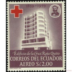 Ecuador A- 376 1960 Inaguración Edificio Cruz Roja Red Cross MH Ecuador A- 376 1960 Inaguración Edificio Cruz Roja Red Cross MH