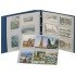 Lindner S3000PK-B + 2x 3060P Tapa de anillos STANDARD XL incl. 20 hojas para cartas postales, 2da elección - azul
