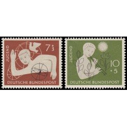 Alemania Federal Germany 111/12 1956 A favor de la juventud MNH Alemania Federal Germany 111/12 1956 A favor de la juventud MNH