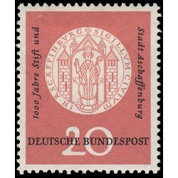 Alemania Federal Germany 134 1957 Milenario de la ciudad de Aschaffenburg MH Alemania Federal Germany 134 1957 Milenario de la ciudad de Aschaffenburg MH