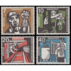 Alemania Federal Germany 142/45 1957 Al servicio de la humanidad Homenaje a los mineros MNH Alemania Federal Germany 142/45 1957 Al servicio de la humanidad Homenaje a los mineros MNH