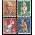 Alemania Federal Germany 168/71 1958 Al servicio de la humanidad Personajes diversos MNH