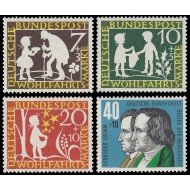 Alemania Federal Germany 195/98 1959 Personajes  diversos MNH