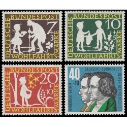 Alemania Federal Germany 195/98 1959 Personajes diversos MNH Alemania Federal Germany 195/98 1959 Personajes diversos MNH