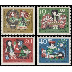 Alemania Federal 257/60 1962 Sujetos diversos-escenas de los hermanos Grimm MNH Alemania Federal 257/60 1962 Sujetos diversos-escenas de los hermanos Grimm MNH
