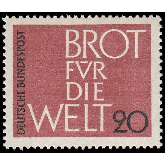 Alemania Federal Germany 261 1962 Campaña mundial contra el hambre MNH
