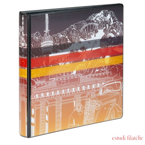 Lindner 3703R Tapa de anillas LINDNER en diseño de sellos con mecanismo de 18 an Lindner 3703R Tapa de anillas LINDNER en diseño de sellos con mecanismo de 18 an