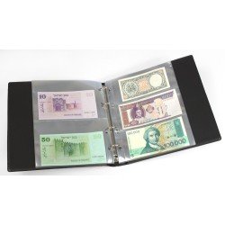 Lindner K-G173-S Álbum de KOBRA con 20 hojas transparentes para billetes, 210 x 230 mm, negro Lindner K-G173-S Álbum de KOBRA con 20 hojas transparentes para billetes, 210 x 230 mm, negro