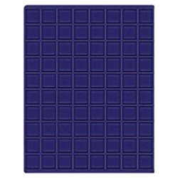 Lindner 2180ME Bandeja 24 mm para monedas con 80 compartimentos cuadrados Lindner 2180ME Bandeja 24 mm para monedas con 80 compartimentos cuadrados