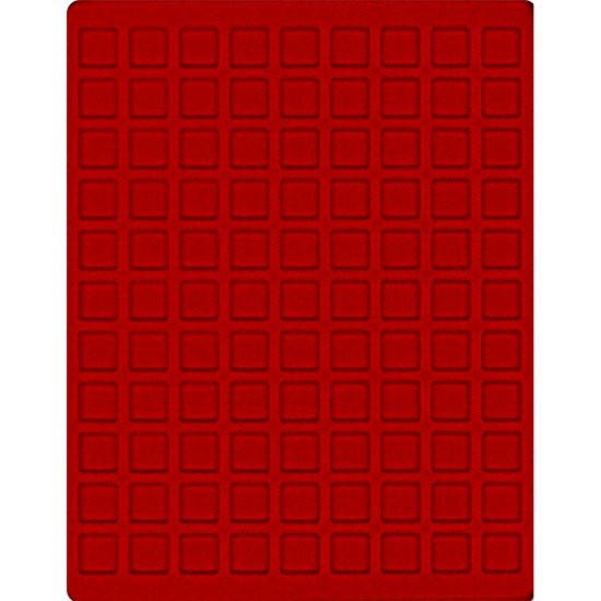 Lindner 2199E Bandeja 19 mm para monedas con 99 compartimentos cuadrados Lindner 2199E Bandeja 19 mm para monedas con 99 compartimentos cuadrados