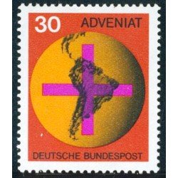 REL/S Alemania Federal Germany  Nº  410  1967 Campaña católica por las iglesias sudamericanas Lujo
