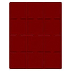 Lindner 2613E Bandeja 68 mm para monedas con 12 huecos cuadrados