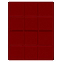 Lindner 2712E Bandeja 66 mm para monedas con 12 huecos cuadrados