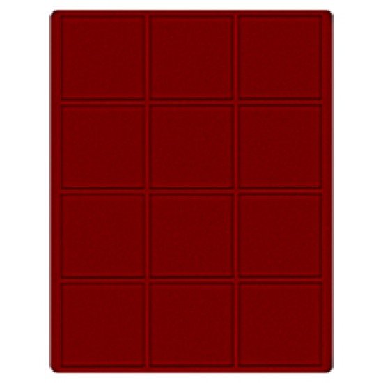 Lindner 2712E Bandeja 66 mm para monedas con 12 huecos cuadrados Lindner 2712E Bandeja 66 mm para monedas con 12 huecos cuadrados