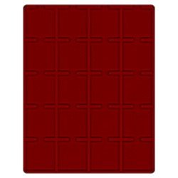 Lindner 2722E Bandeja 50 mm para monedas con 20 huecos cuadrados para octos y marquitos Lindner 2722E Bandeja 50 mm para monedas con 20 huecos cuadrados para octos y marquitos