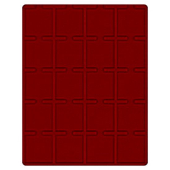 Lindner 2722E Bandeja 50 mm para monedas con 20 huecos cuadrados para octos y marquitos Lindner 2722E Bandeja 50 mm para monedas con 20 huecos cuadrados para octos y marquitos