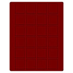 Lindner 2724E Bandeja 42 mm para monedas con 24 huecos cuadrados Lindner 2724E Bandeja 42 mm para monedas con 24 huecos cuadrados