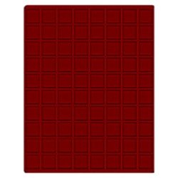 Lindner 2780E Bandeja 24 mm para monedas con 80 compartimentos cuadrados Lindner 2780E Bandeja 24 mm para monedas con 80 compartimentos cuadrados