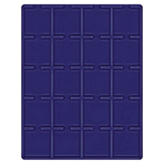 Lindner 2122ME Bandeja 50 mm para monedas con 20 huecos cuadrados para octos y marquitos Lindner 2122ME Bandeja 50 mm para monedas con 20 huecos cuadrados para octos y marquitos