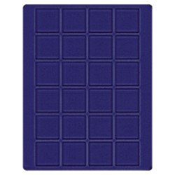 Lindner 2124ME Bandeja 42 mm para monedas con 24 huecos cuadrados Lindner 2124ME Bandeja 42 mm para monedas con 24 huecos cuadrados