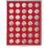 Lindner 2125E Bandeja 30 mm para monedas con 35 hoyos redondos