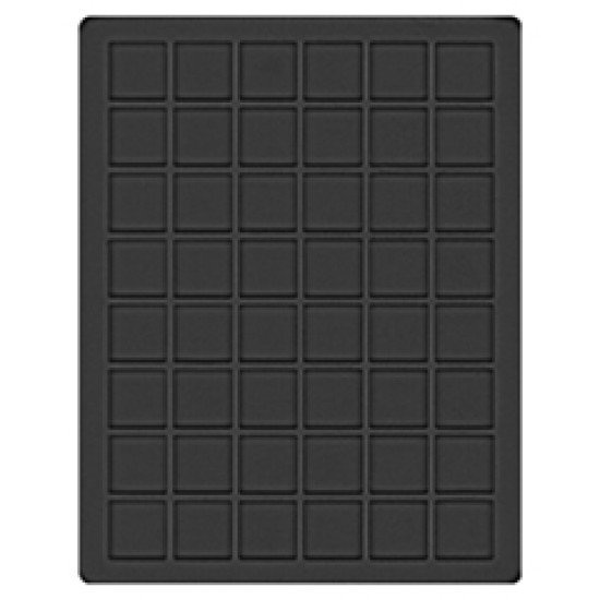 Lindner 2148CE Bandeja 30 mm para monedas con 48 compartimentos cuadrados Lindner 2148CE Bandeja 30 mm para monedas con 48 compartimentos cuadrados