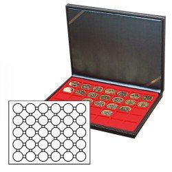 Lindner 2364-2226E Estuche Nera M en color rojo claro con 30 compartimentos redondos Lindner 2364-2226E Estuche Nera M en color rojo claro con 30 compartimentos redondos