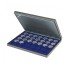 Lindner 2364-2530ME Estuche para monedas NERA M con plantilla para monedas en color azul oscuro con 35 hoyos redondos para cápsulas para monedas de hasta 32 mm