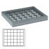 Lindner 2367-2115CE Estuche para monedas NERA M PLUS con plantilla para monedas en color negro con 30 casilleros cuadrados para monedas/cápsulas de hasta 38 mm