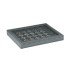 Lindner 2367-2530CE Estuche para monedas NERA M PLUS con plantilla para monedas en color negro con 35 hoyos redondos para cápsulas para monedas de hasta 32 mm