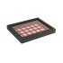 Lindner 2367-2711E Estuche para monedas NERA M PLUS con plantilla para monedas en color rojo oscuro con 35 hoyos redondos para monedas de hasta 32,5 mm
