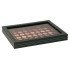 Lindner 2367-2754E Estuche para monedas NERA M PLUS con plantilla para monedas en color rojo oscuro con 54 hoyos redondos para monedas de hasta 25,75 mm