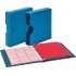 Lindner 1106NW-B Juego: Álbum para monedas karat CLASSIC con estuche protector, en color azul incl. dos paquetes de 5 hojas de monedas karat de su elección